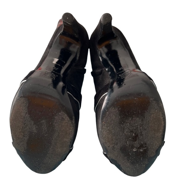 PIERRE HARDY Booties, Suede, Color Black and Silver, Size 7 - Picture 8 of 9